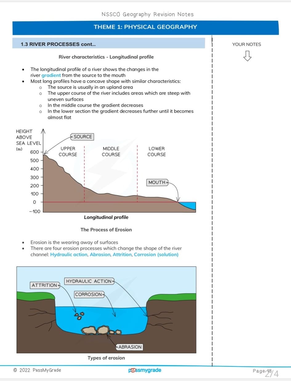 Pass My Grade - Learn River Processes with our Updated...