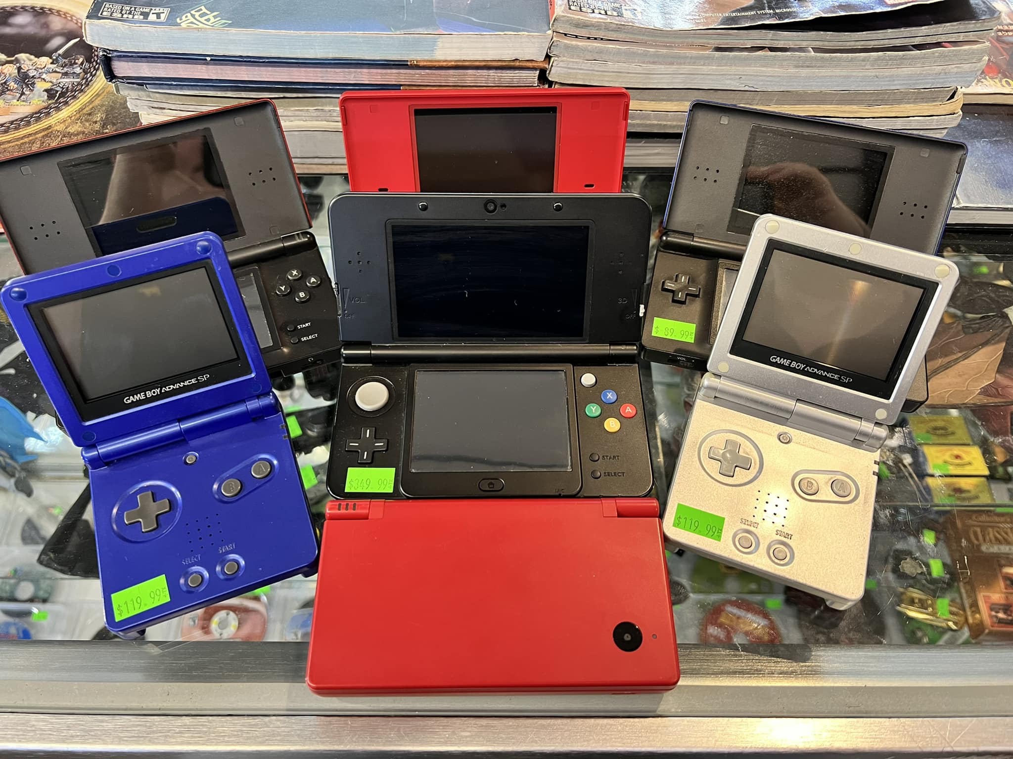 Rare Nintendo 3DS consoles collection including Super Nintendo and