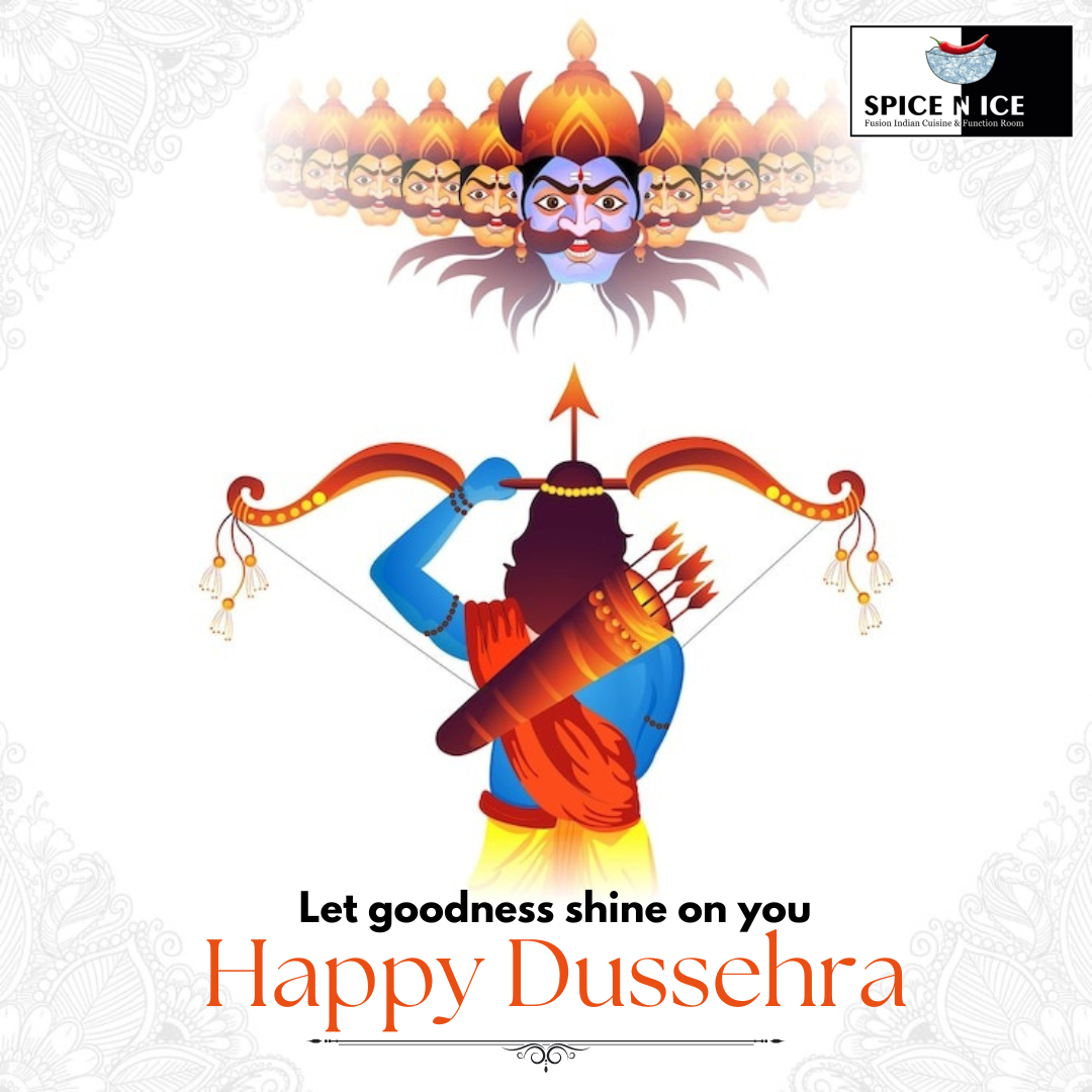 May this Dussehra burn all the... - Spice N Ice Restaurant