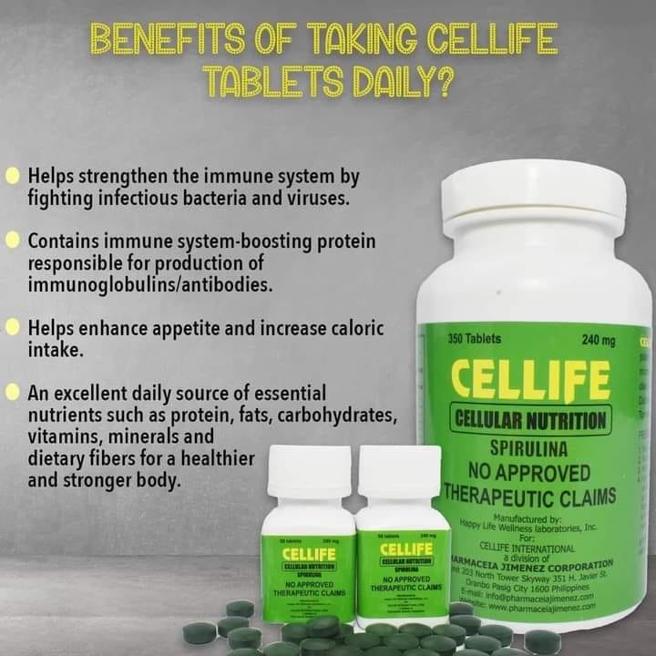SPIRULINA (CELLIFE) Ito ay... - Generika Batasan Filinvest | Facebook