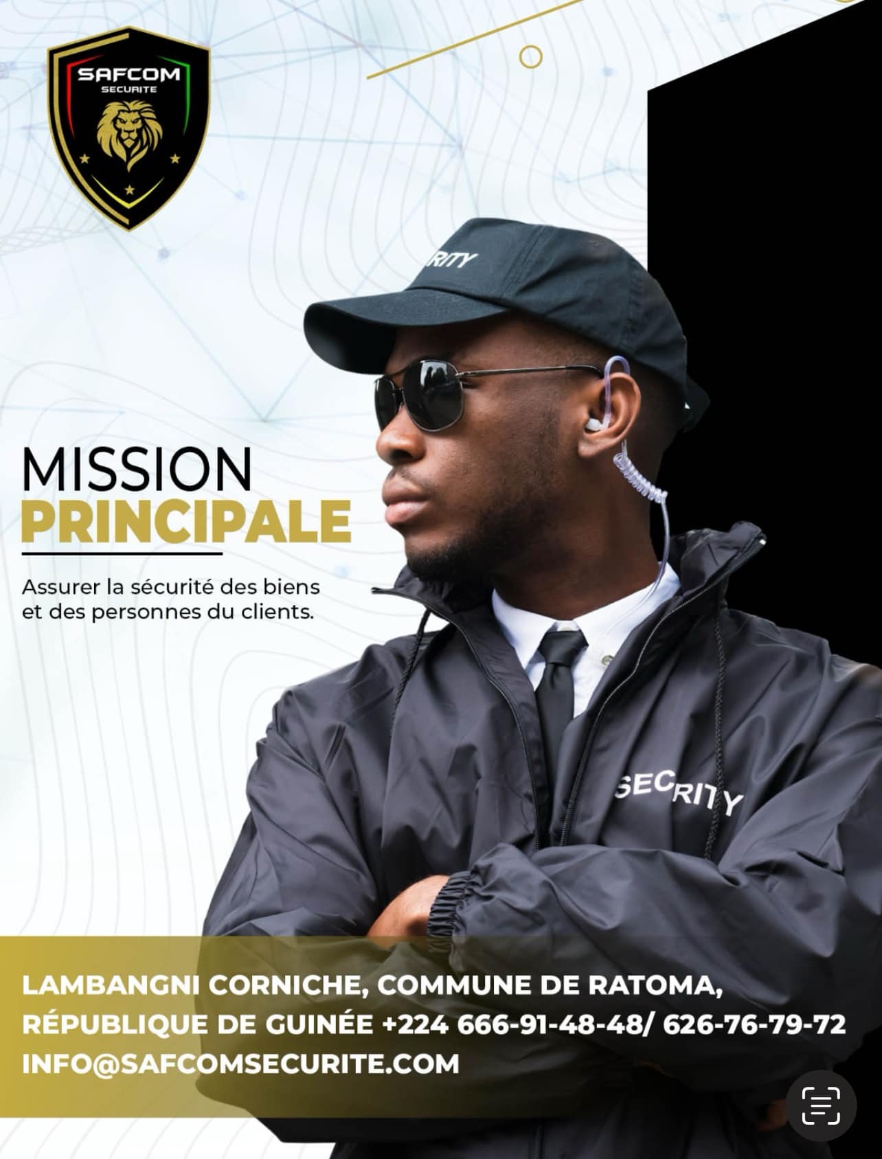 Safcom Sécurité | Dixinn