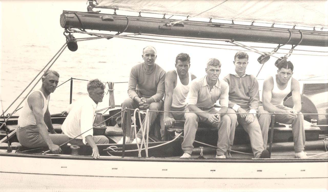 Dorade - The 1931 crew of the Transatlantic Race, including Roderick ...