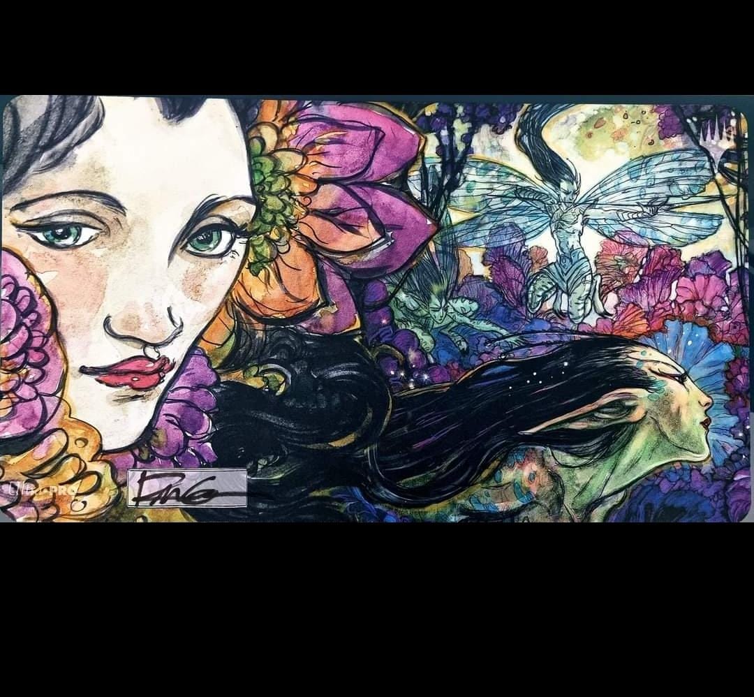 Rebecca Guay artist proof of Bitterblossom with original sketch