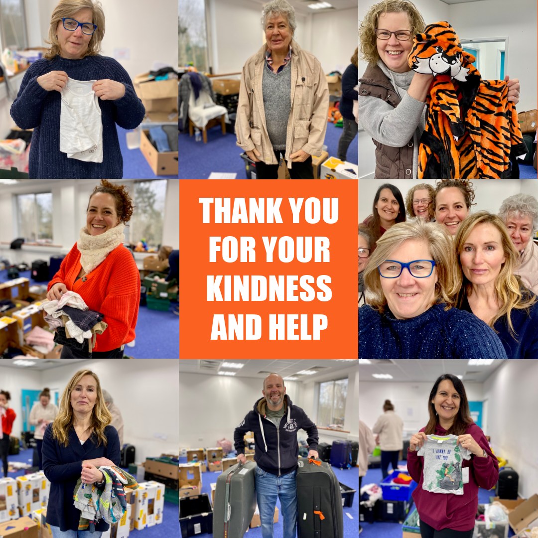 Together100 - A great Saturday morning sorting clothing...