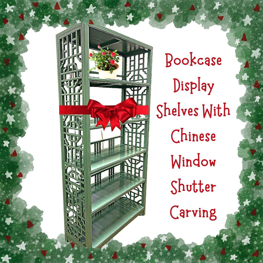 Lees Antiques - 🎄🌟OUR CHINESE WINDOW SHUTTER BOOK CASES