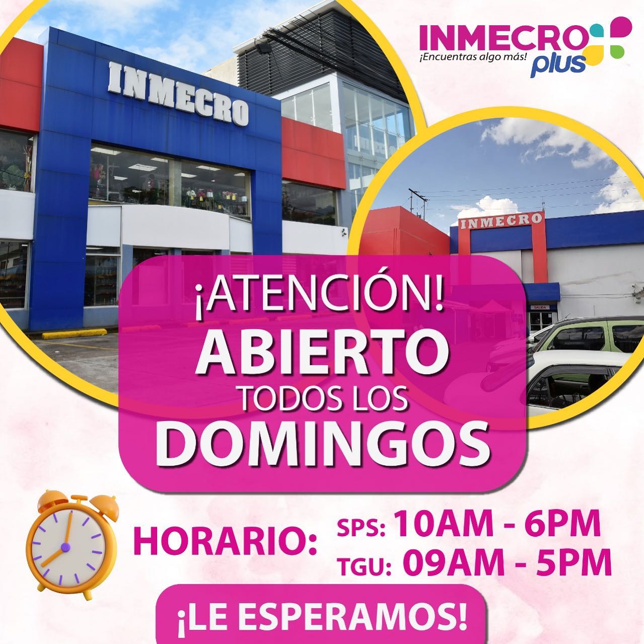 Inmecro Plus - ¡TE ESPERAMOS! Visítanos en: San Pedro...
