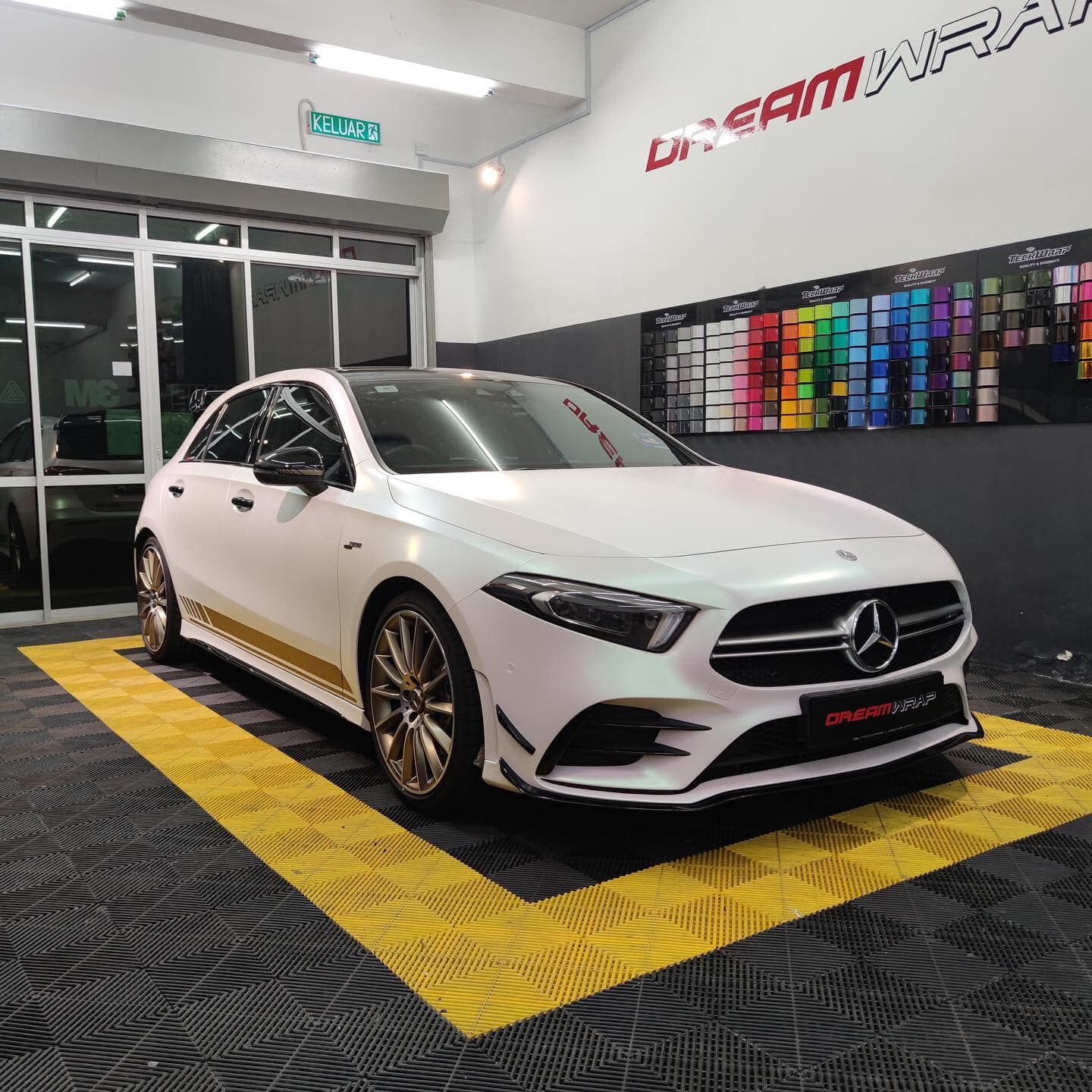 Mercedes A35... - Dream Wrap Puchong . Car Wrap Specialist