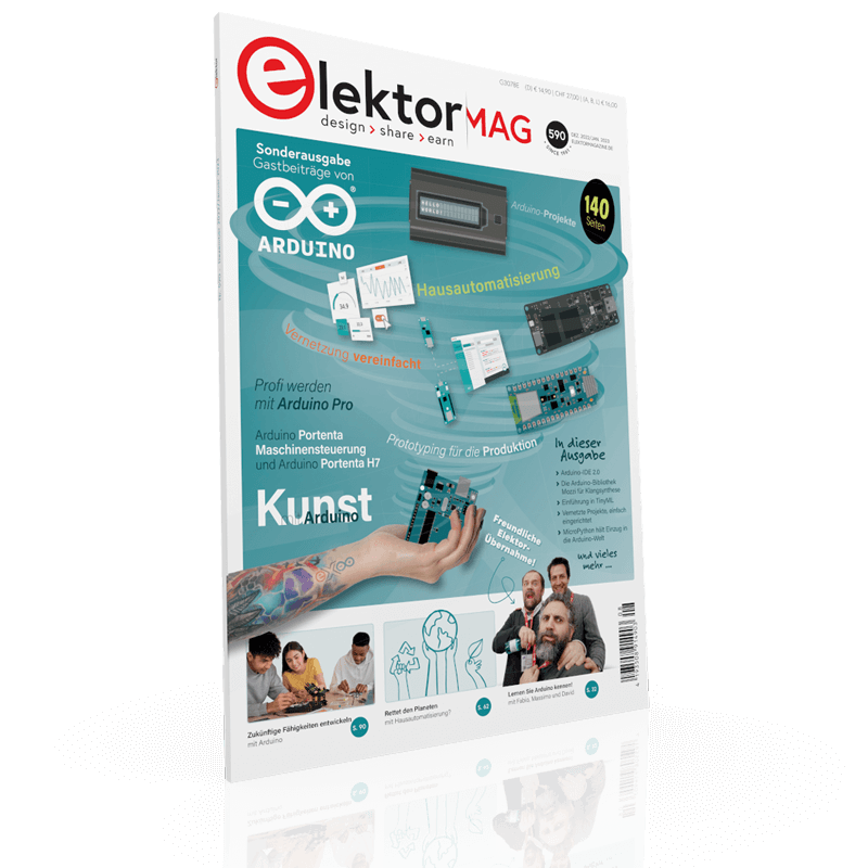 Arduino - The new issue of Elektor Magazine — guest-edited...