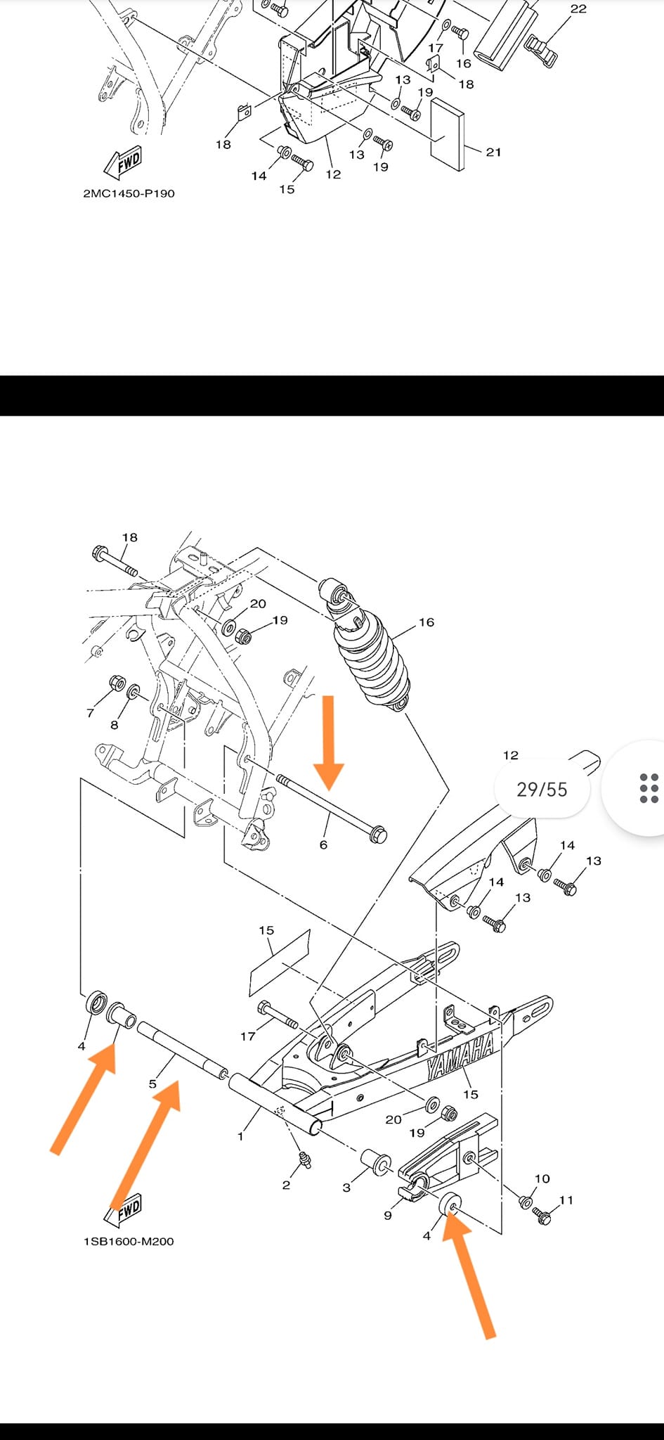 חלקים zx10 Cb650f 0526084899