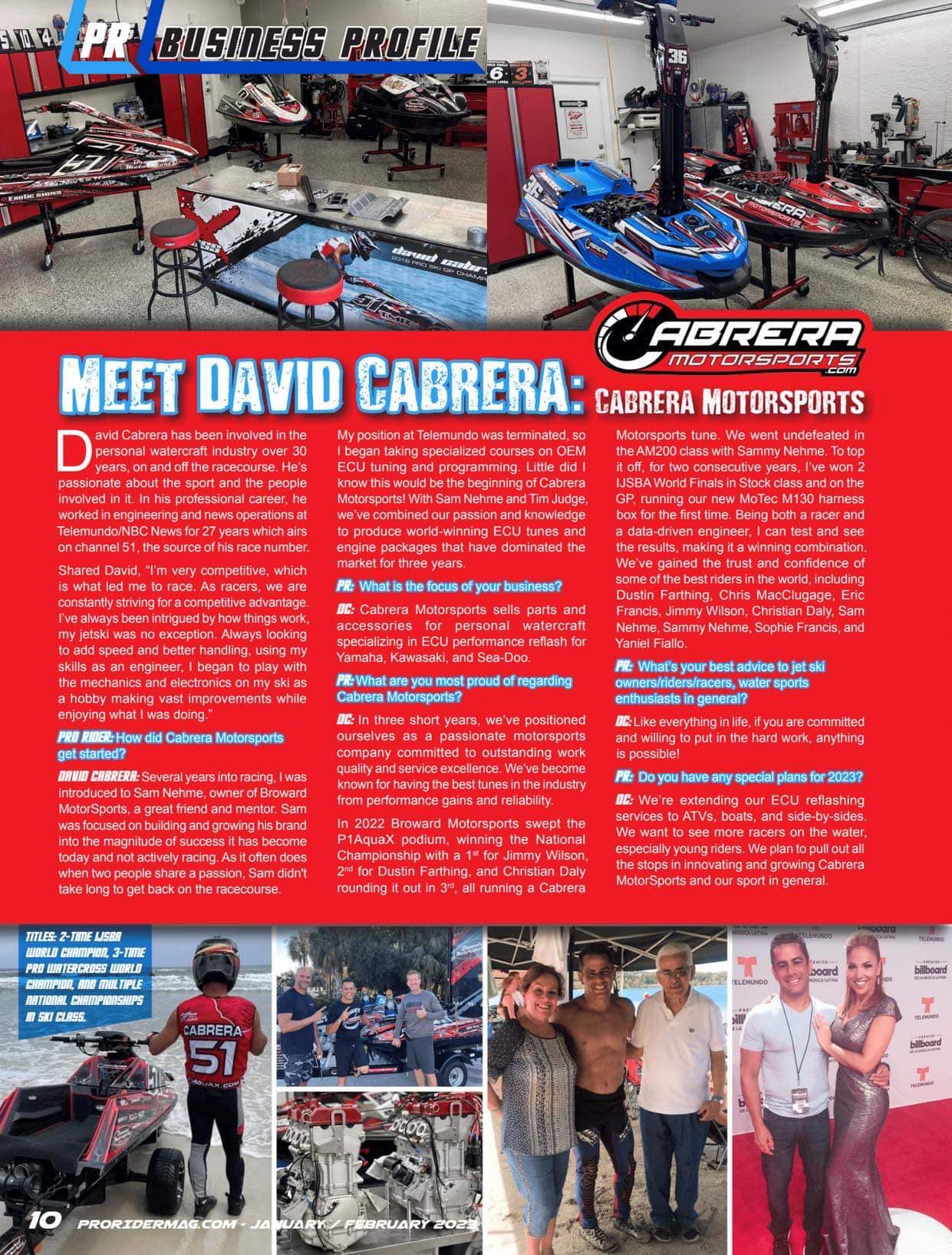 😎 Super Happy to see that Pro... - Cabrera MotorSports.com