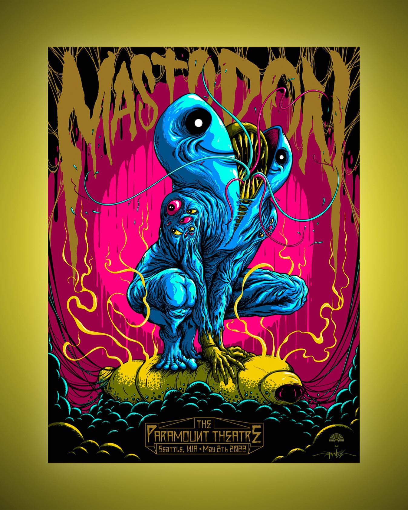 Tonight's limited edition silkscreen poster for Edgefield Concerts
