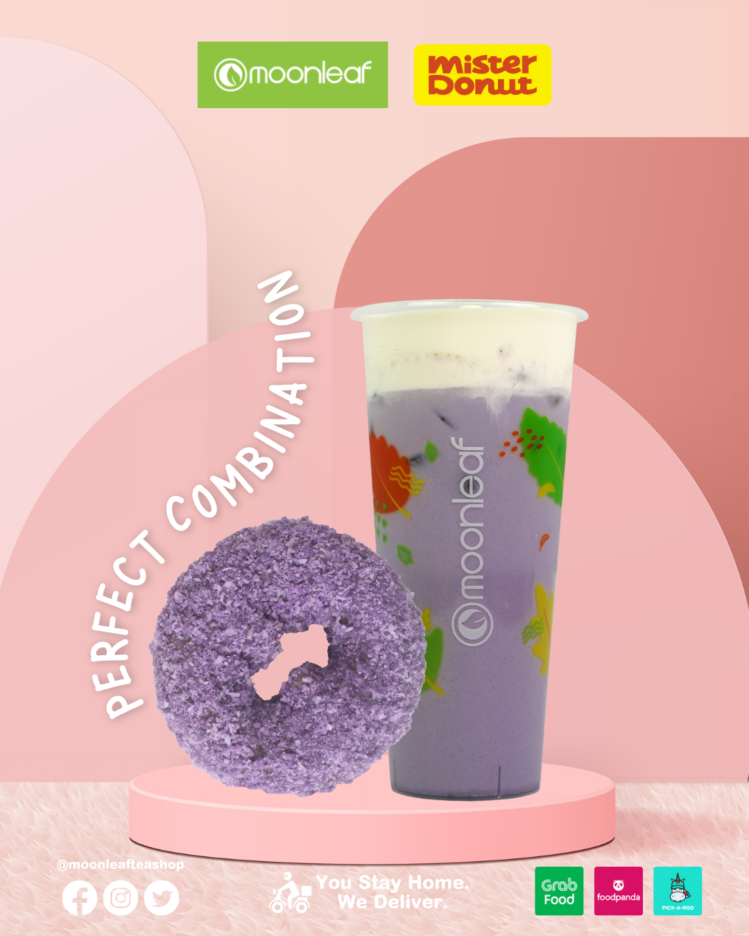The Moonleaf Taro milk tea is sweet... - Moonleaf Tea Shop