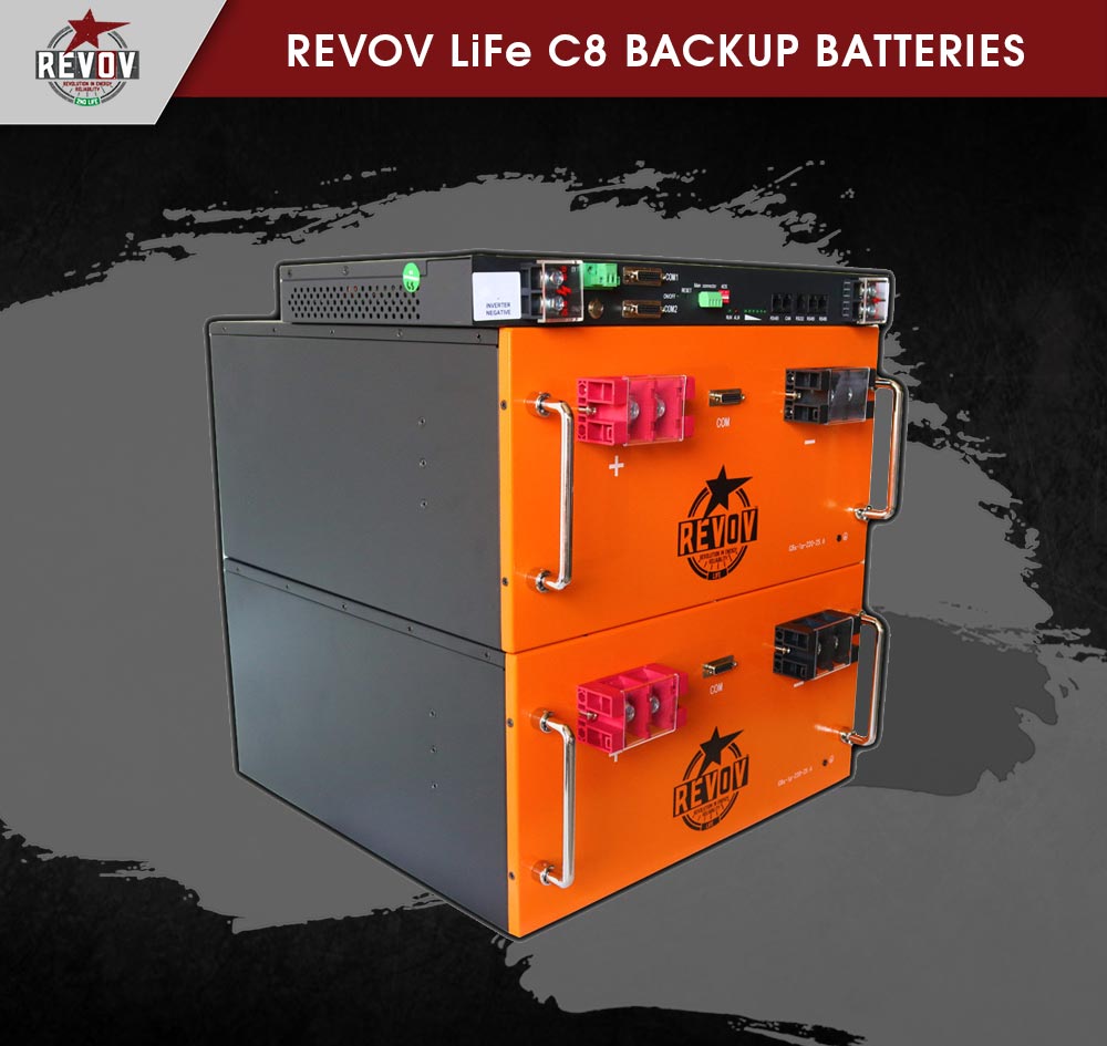 REVOV Batteries - Our REVOV LiFe C8 220Ah LiFePO4 backup...