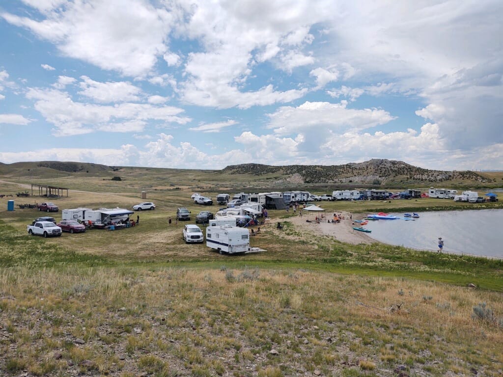 Grayrocks Lakefront Camping | Wheatland WY