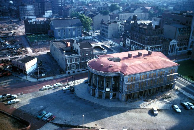 Old Images of Philadelphia - Aerial view, Philadelphia Exchange ...