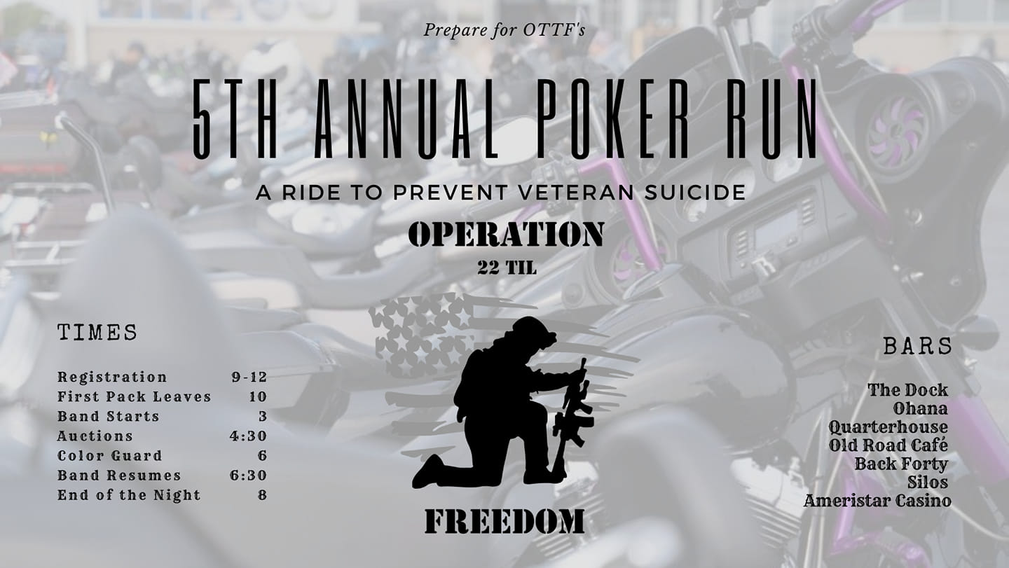 5th Annual Poker Run - Ride to Prevent Veteran Suicide