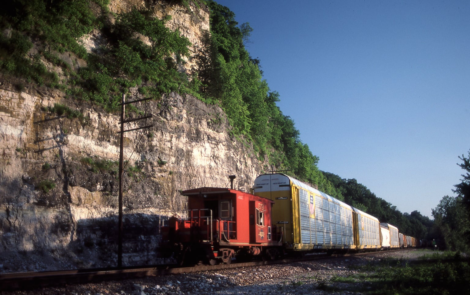 Ex Southern SD45 # 3115J @ St Louis Mo , 1990.