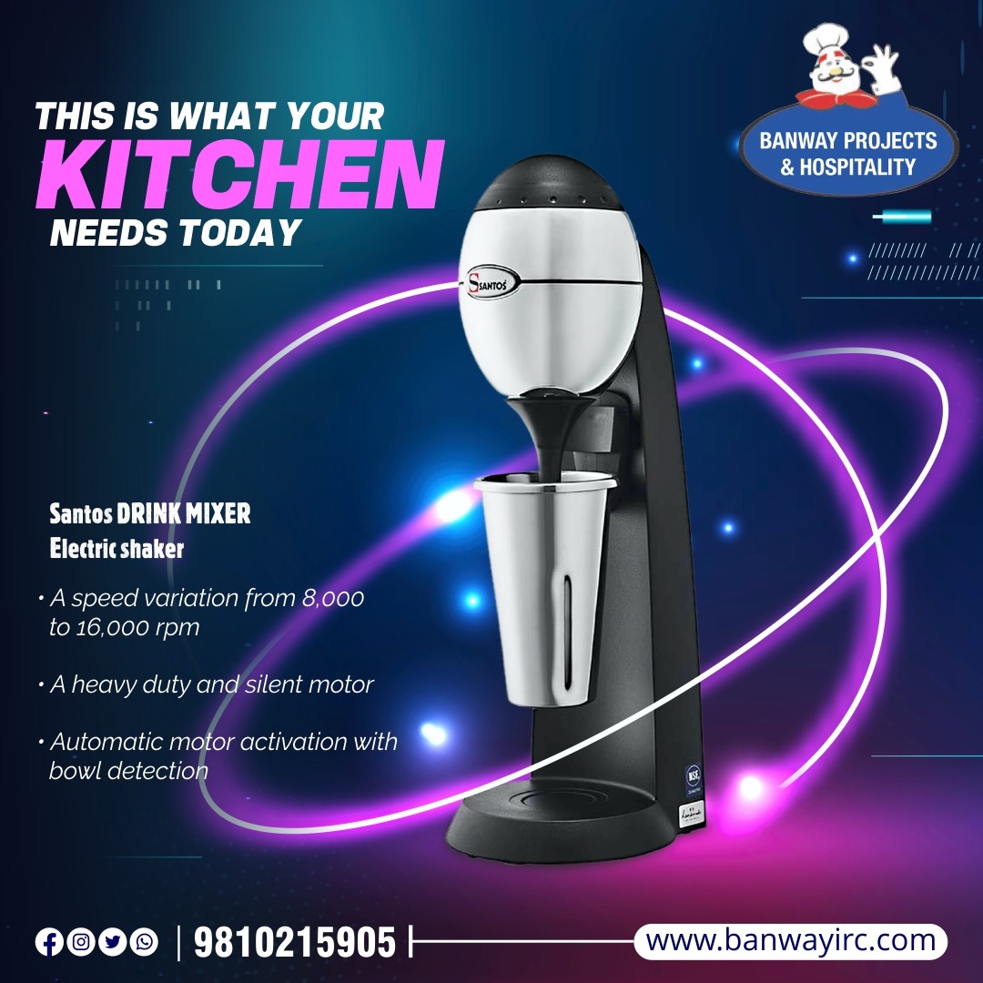 Banway - The drink mixer is the ideal equipment to make milk shakes ...