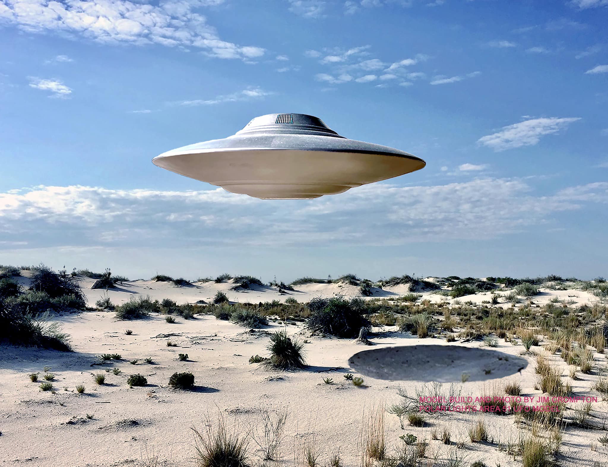 1/48 Testors Area S4 UFO completed