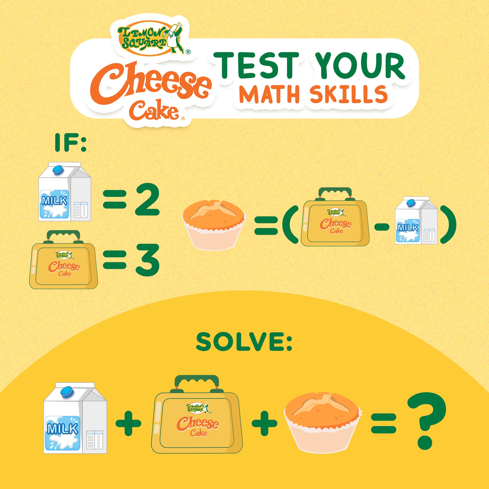 Lemon Square - It's Math time! Solve the equation and comment your ...