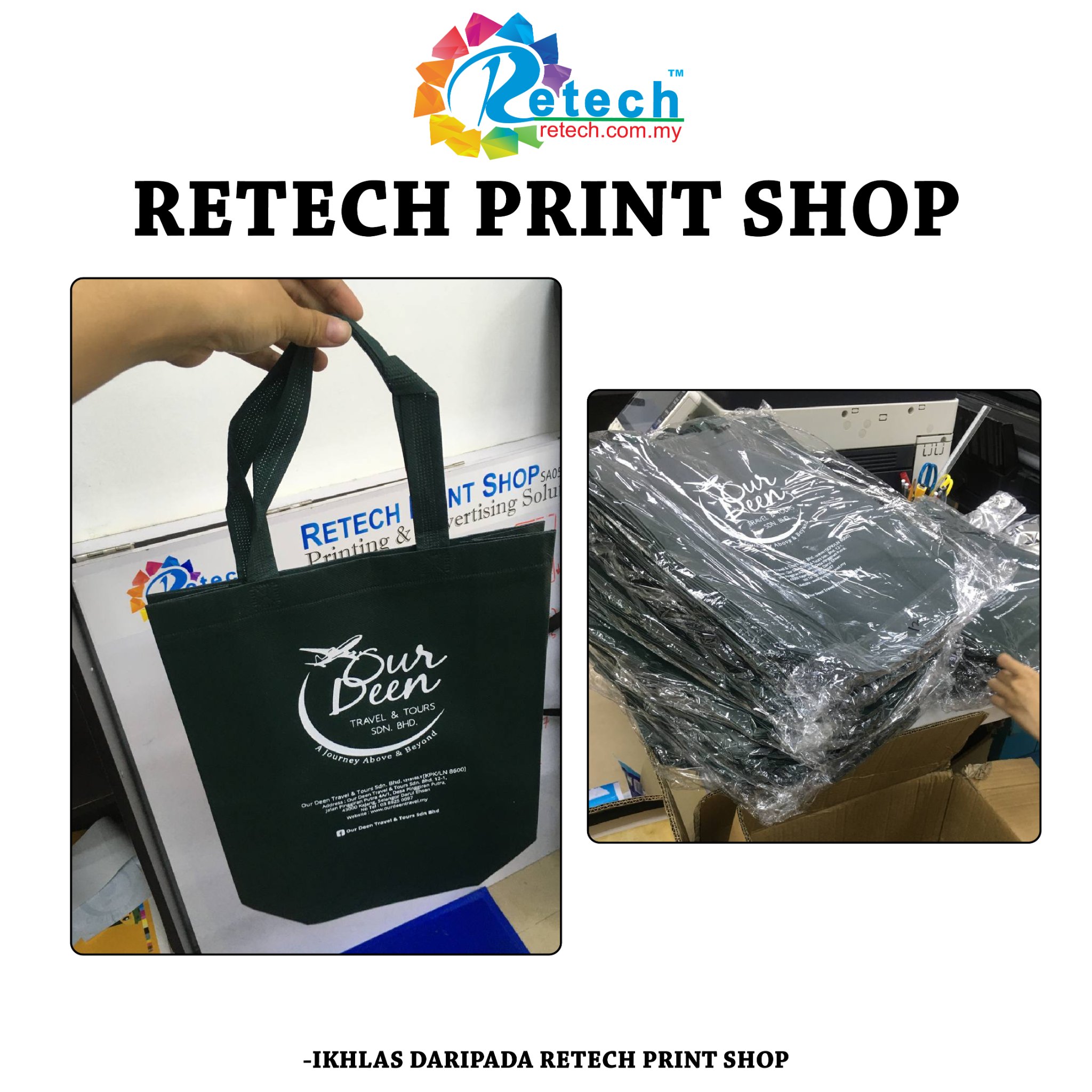 Hi, Assalamualaikum 🤗 SELAMAT PAGI 🌸🌸... - Retech Print Shop | Facebook