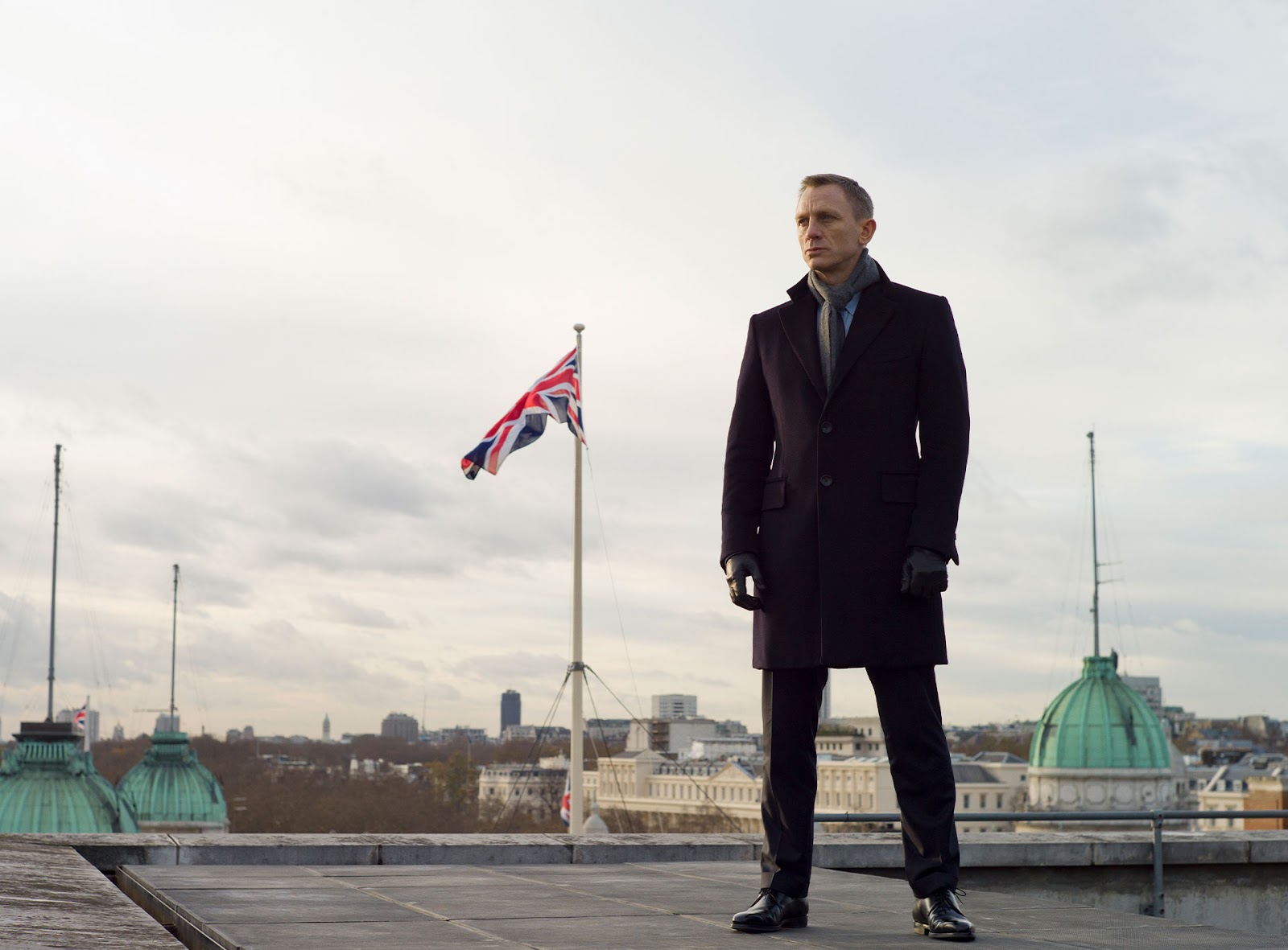 It's 11 years to the day that Daniel Craig stood on this landmark