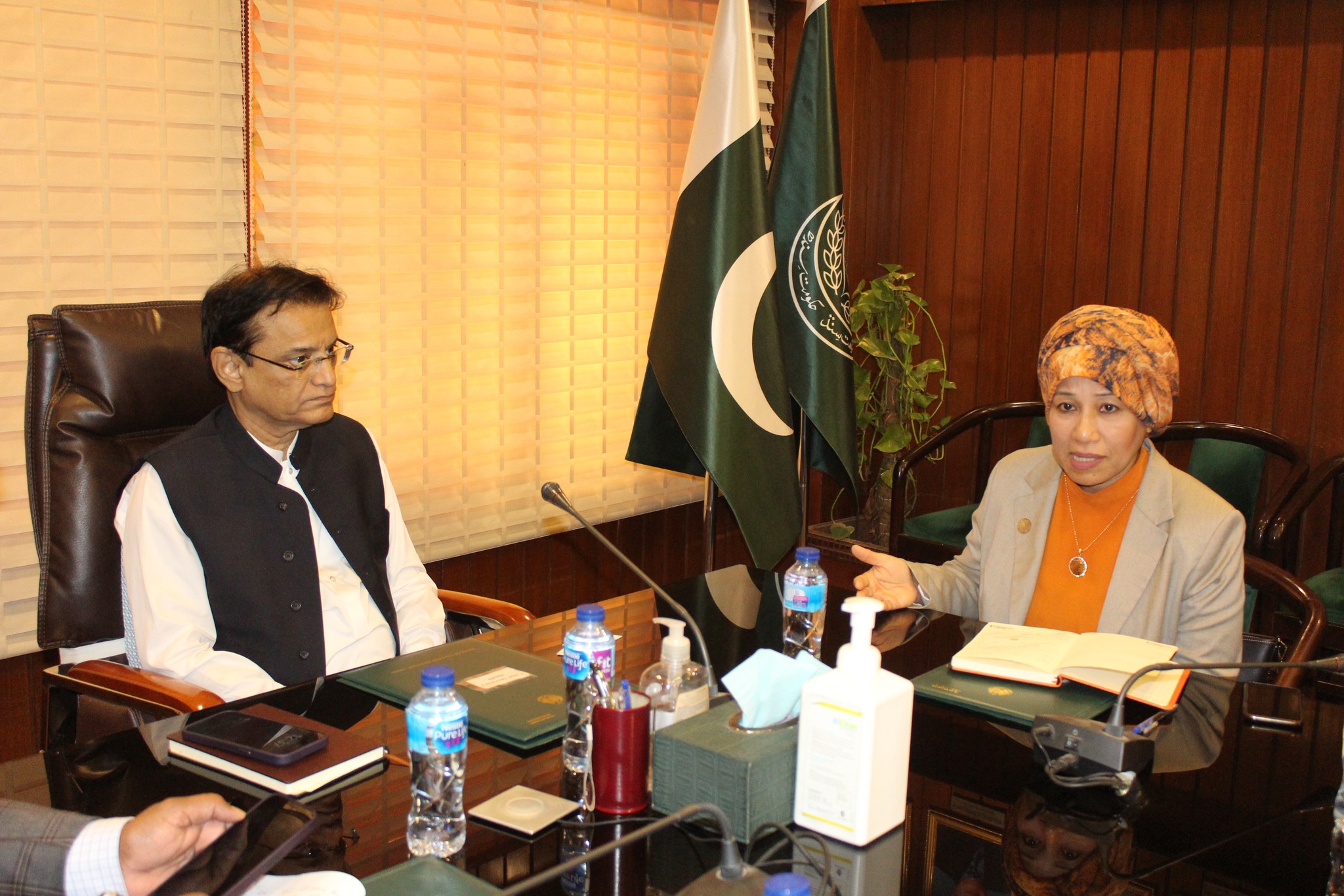 A three-member delegation of UN... - Chief Secretary Sindh