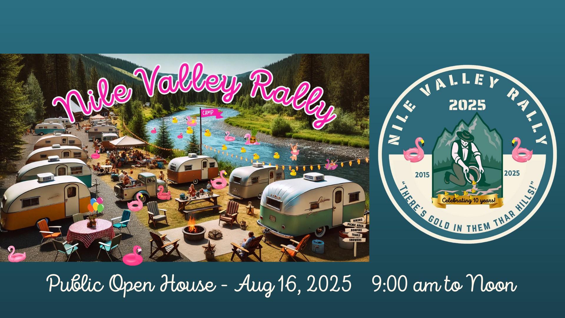 2025 Public Open House - Nile Valley Rally Vintage Trailer Show
