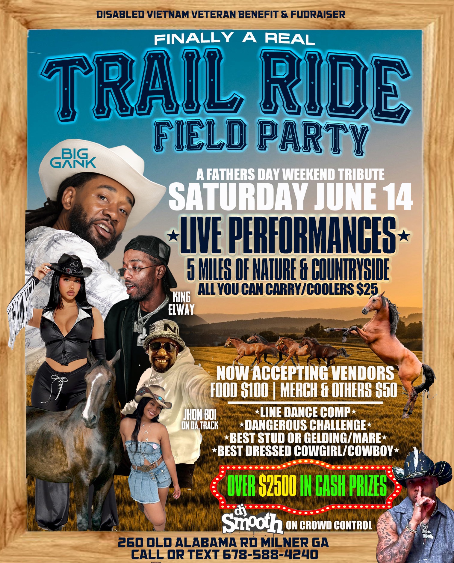 Trail Ride and Field Party (A Father's Day Tribute)