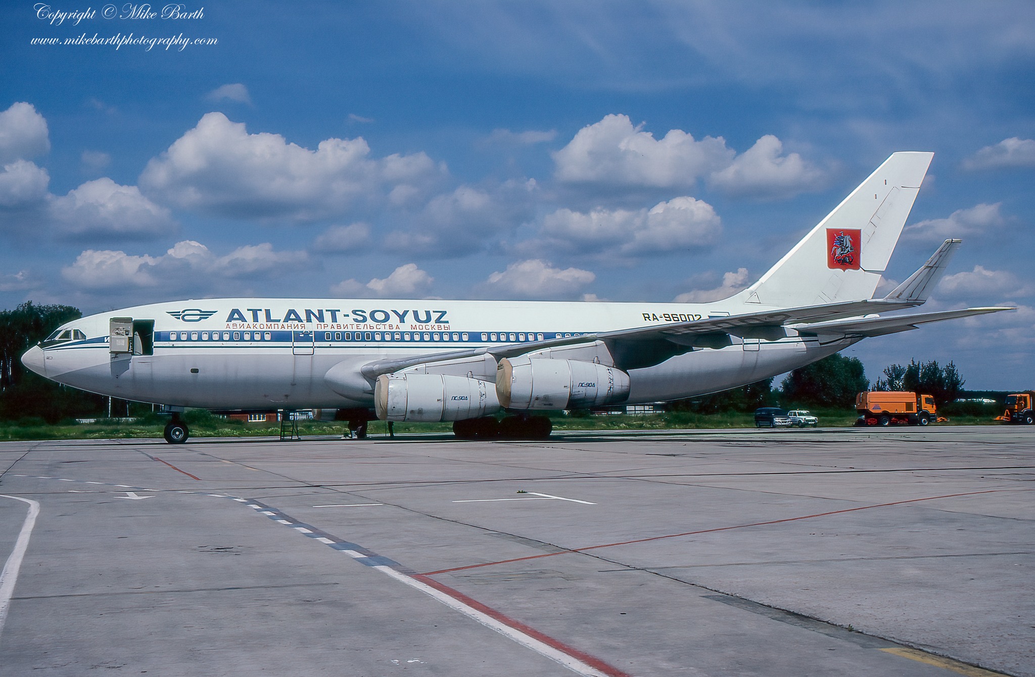 Il-96-300 RA-96007 of Aeroflot made its first flight on 24