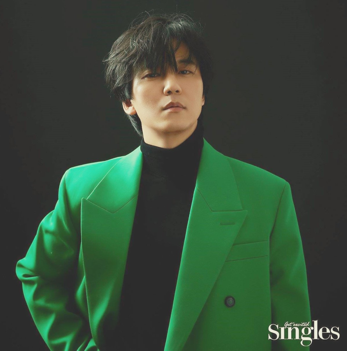 Kim Nam Gil during the Q & A portion of his recent show in Japan