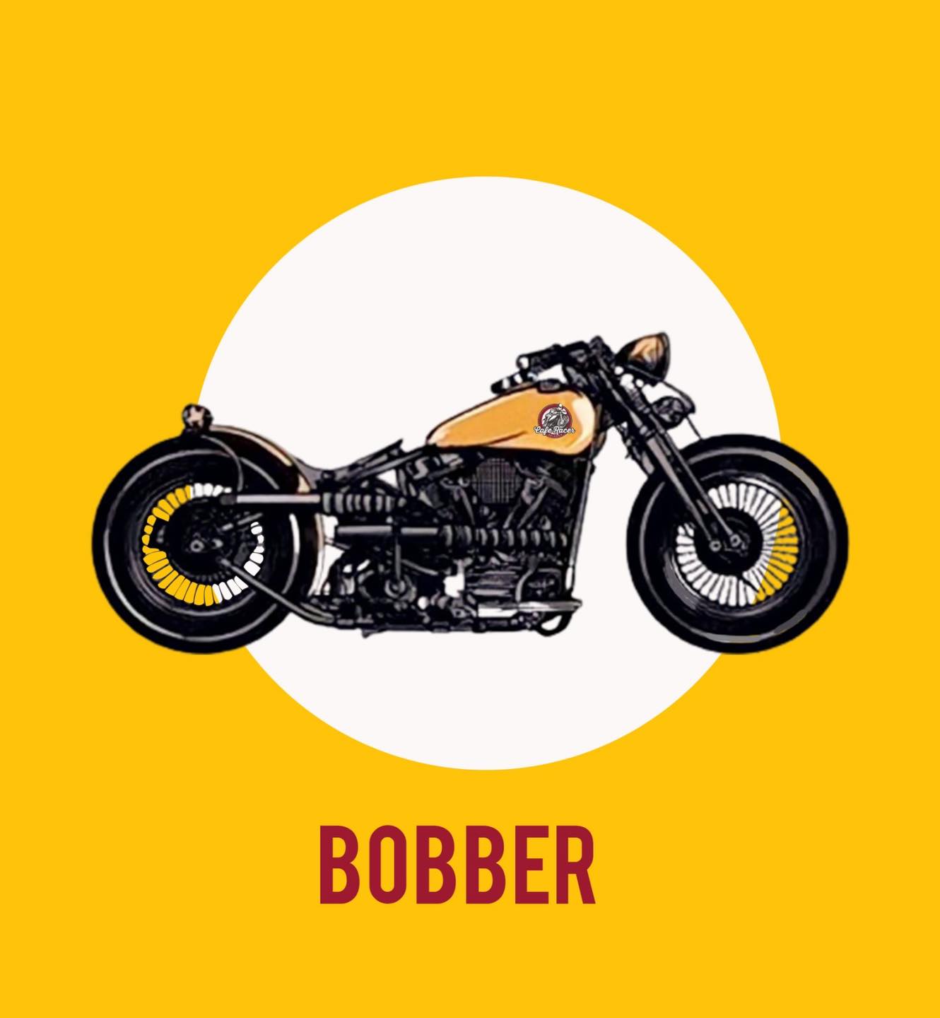 Cafe Racer - A Bobber, originally called a 'Bob-job' from...