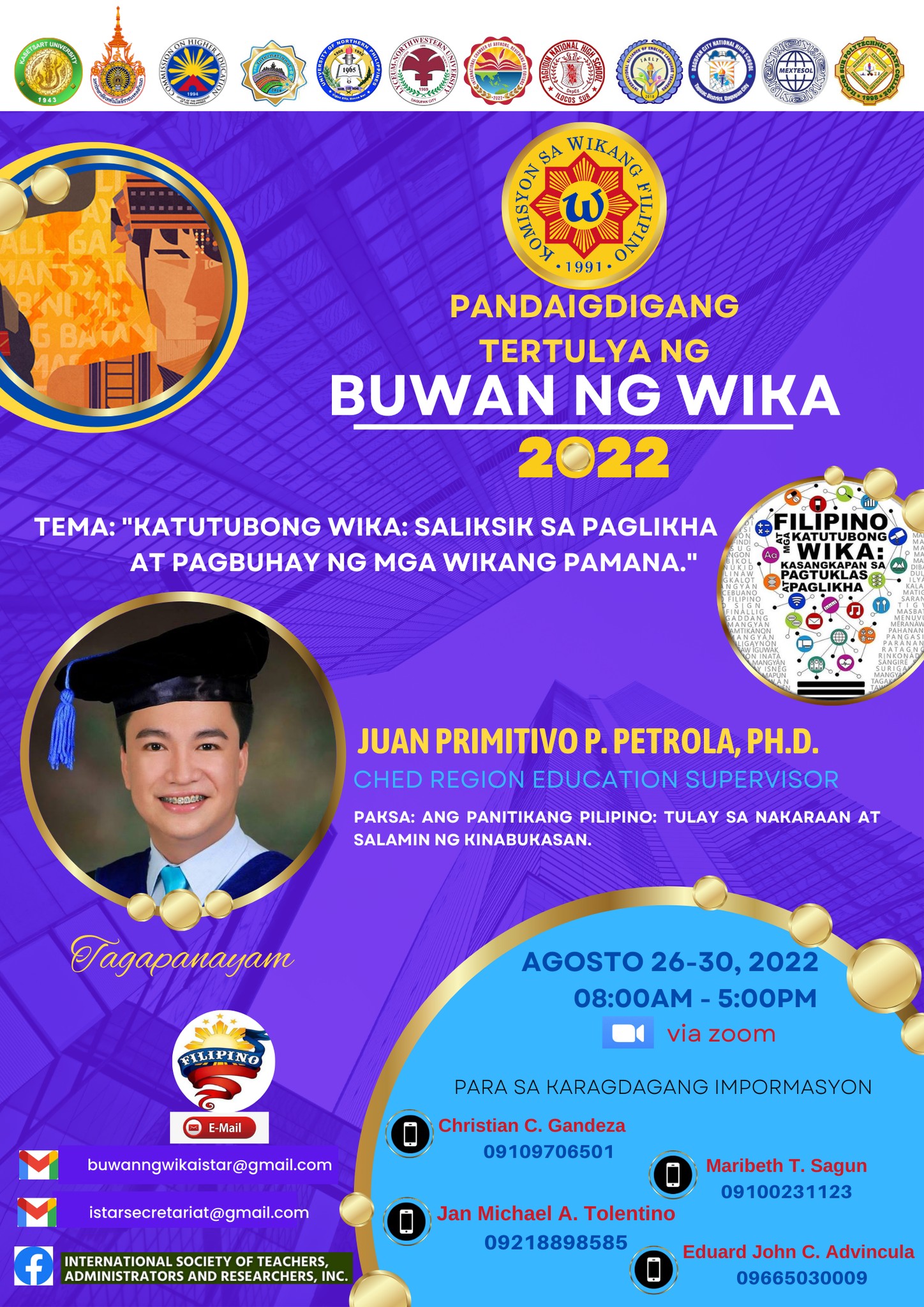 Ang pagdiriwang sa Buwan ng Wika ay taon-taong isinasagawa sa bisa ng ...