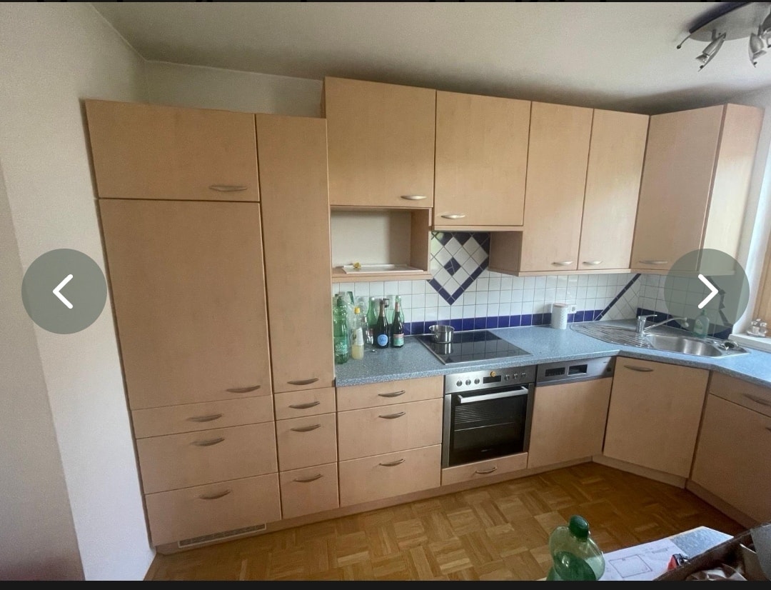 Gebrauchte Küche mit Geräten zum Verkaufen
