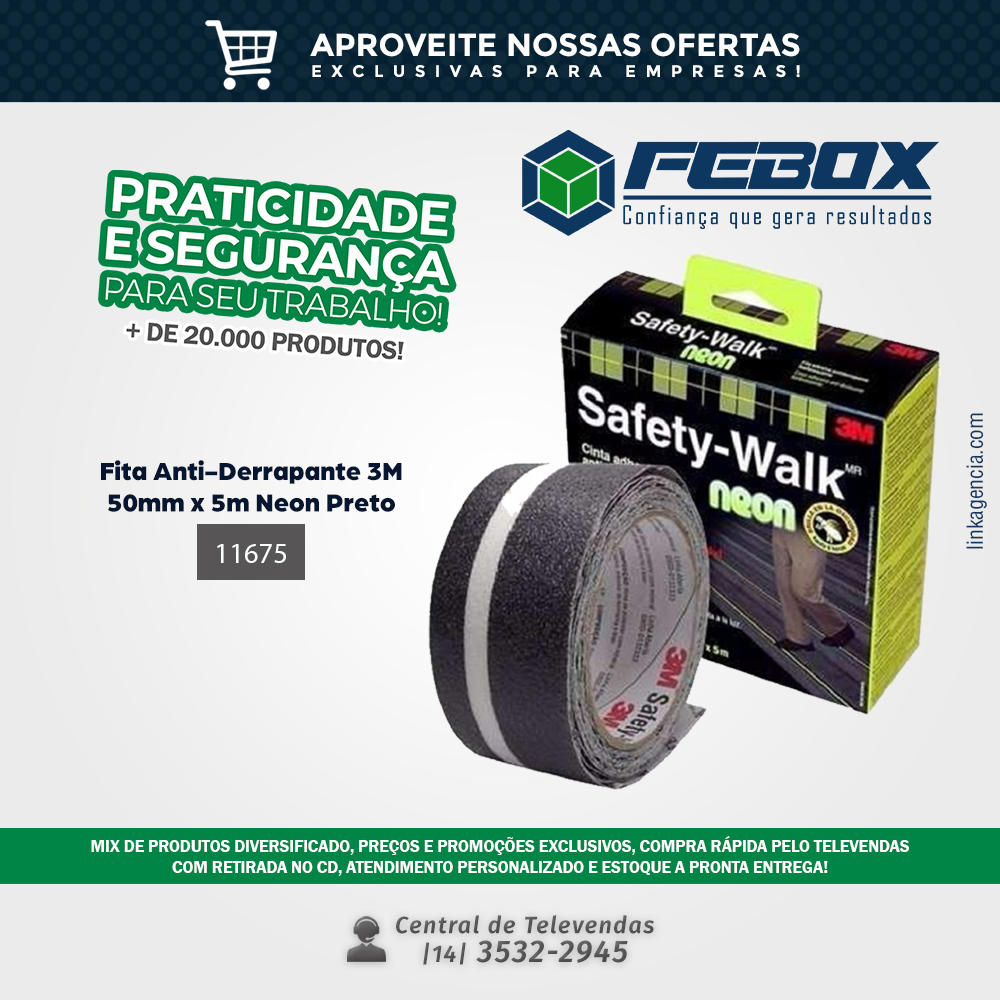 Febox - A Fita Anti-Derrapante 3M Safety-Walk Neon é um... | Facebook