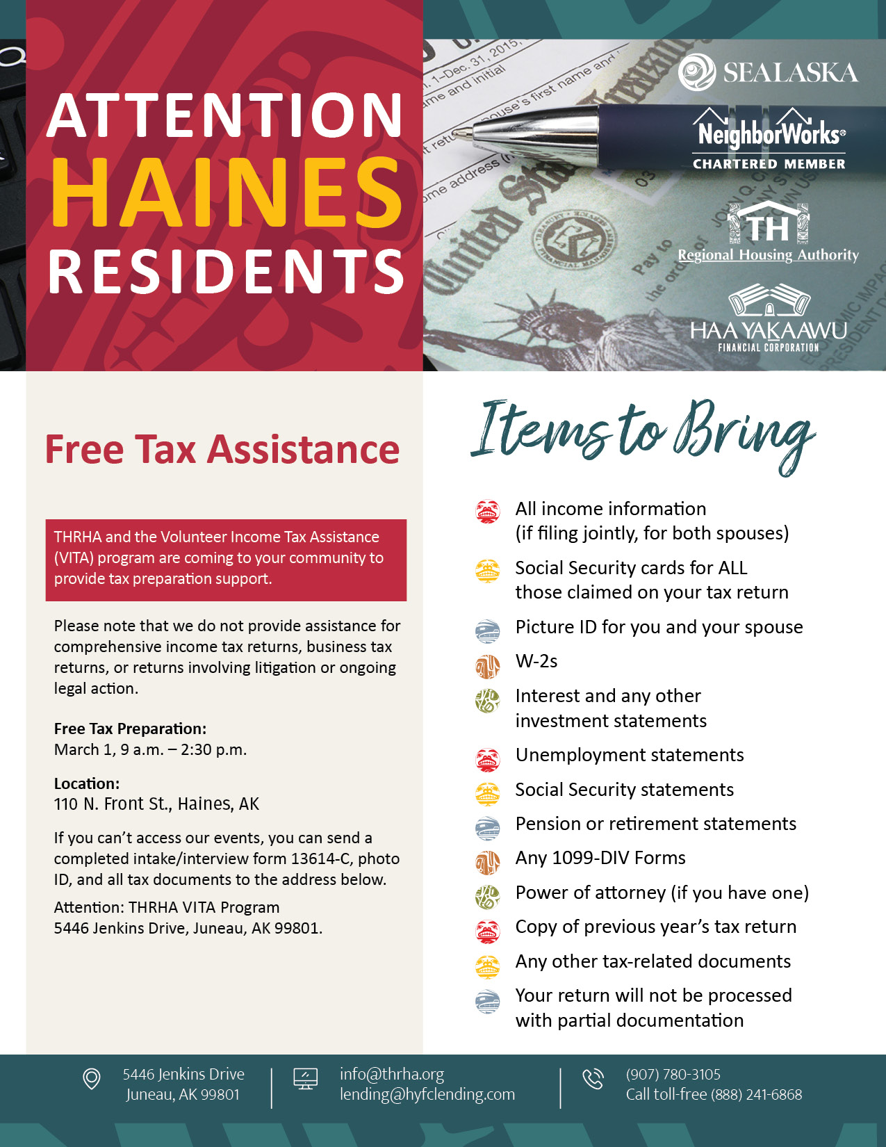 Haa - ATTN: Haines Residents! In partnership with Tlingit-Haida ...