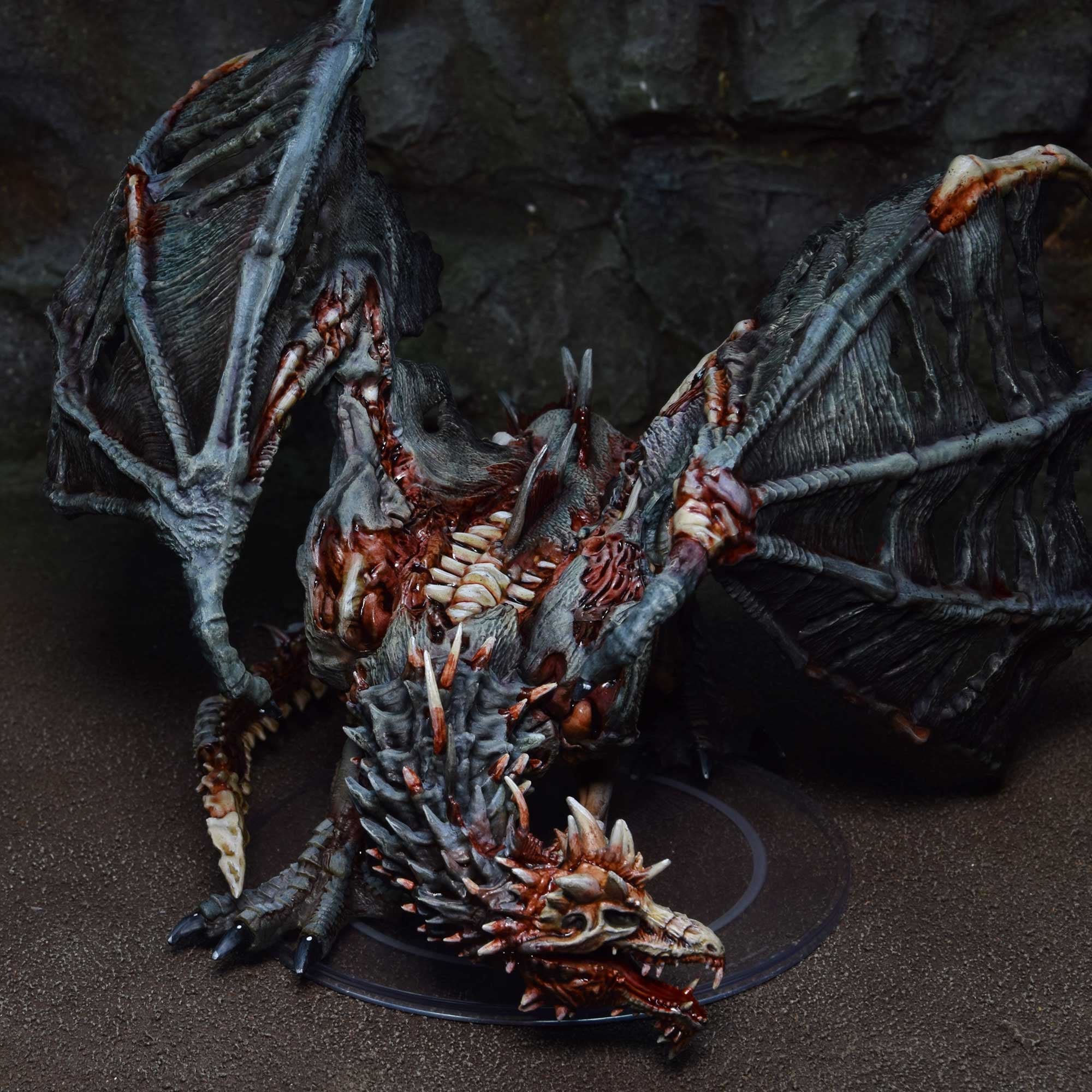 Wip of the creature caster zombie dragon.