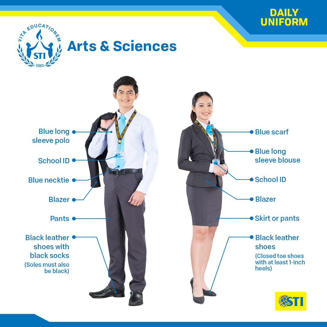 STI - PROPER UNIFORM FOR: 📌BA IN COMMUNICATIONS (BACOMM) 📌BS IN SOCIAL ...