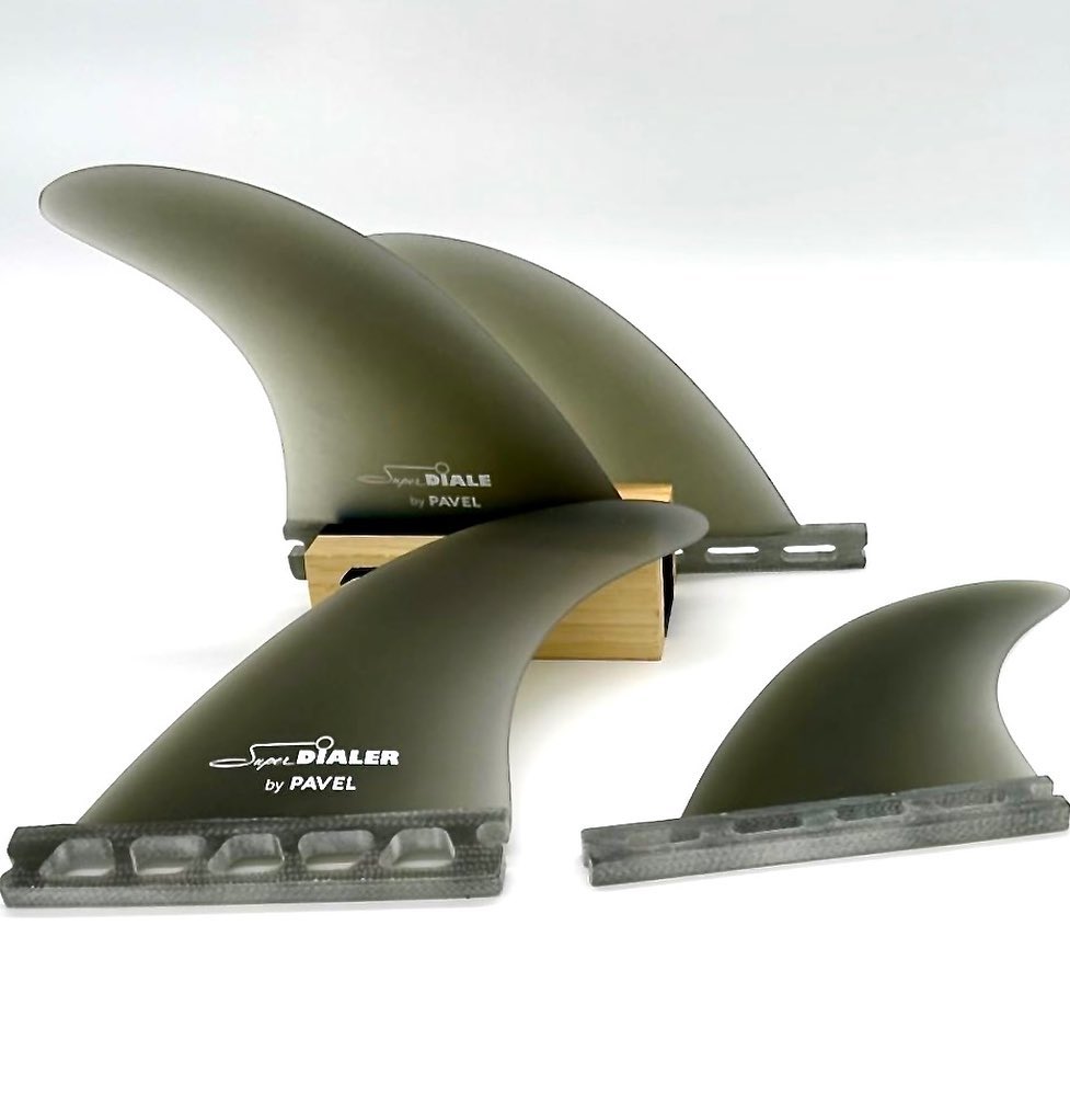 JJ Wessels designed this fin to be a combination of pivot and rake