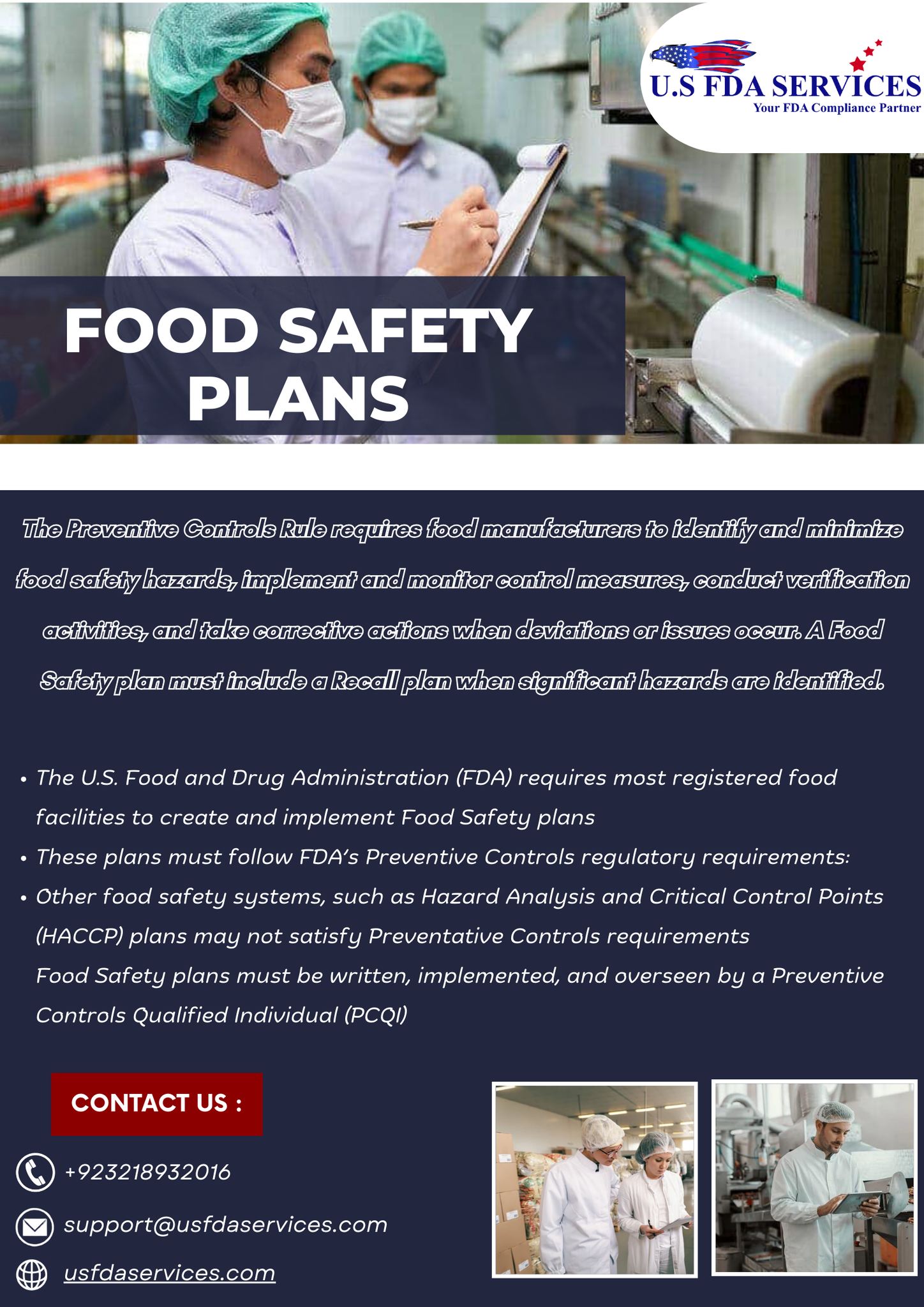 U.S FDA Services in Pakistan