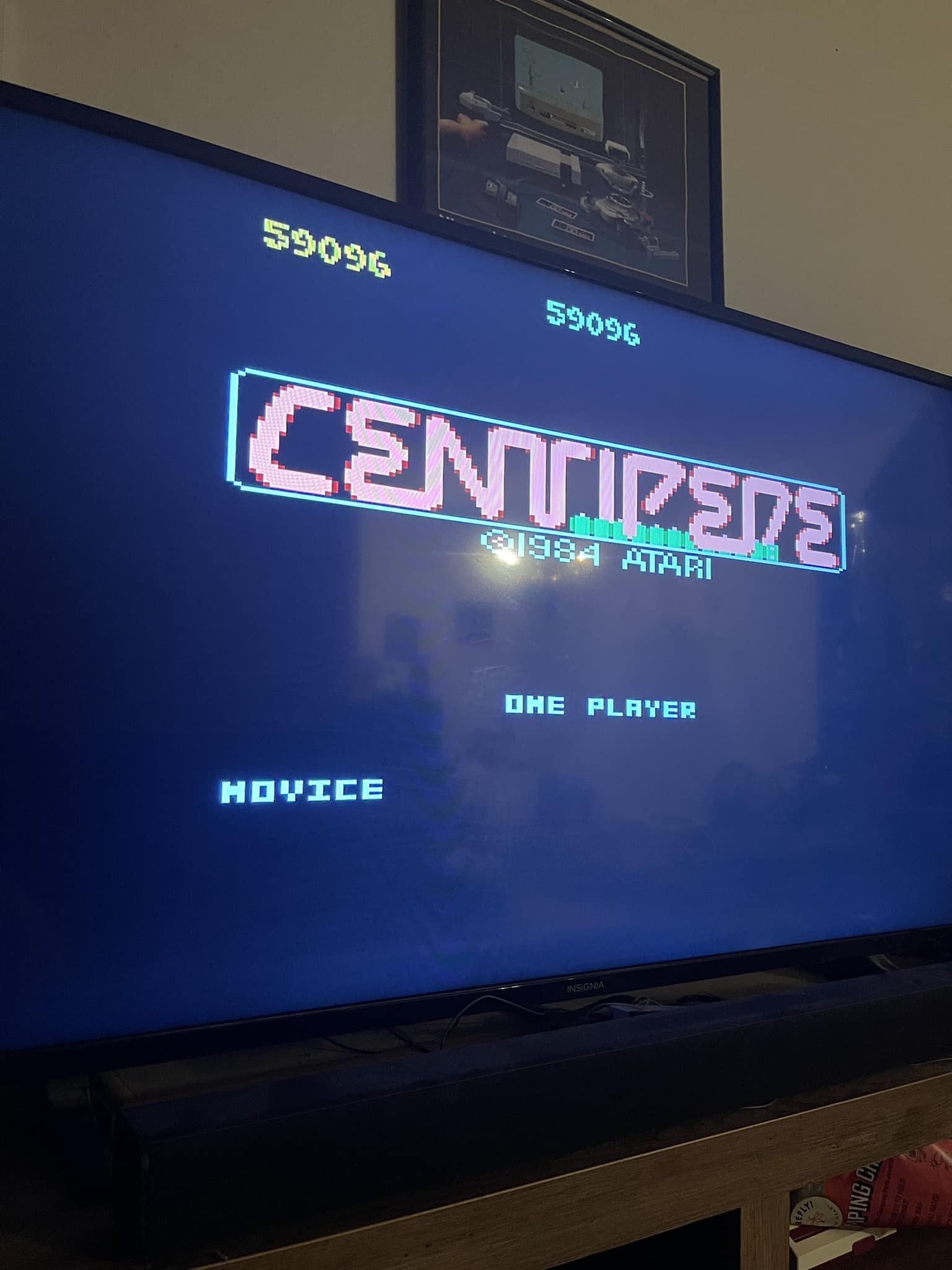 High score (for me) on centipede!!