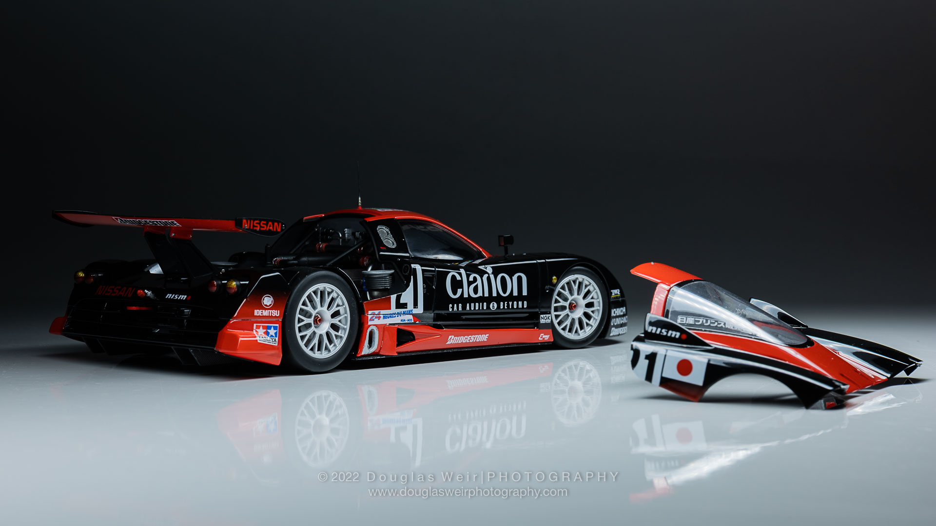 Tamiya Calsonic Nissan Primera model car build