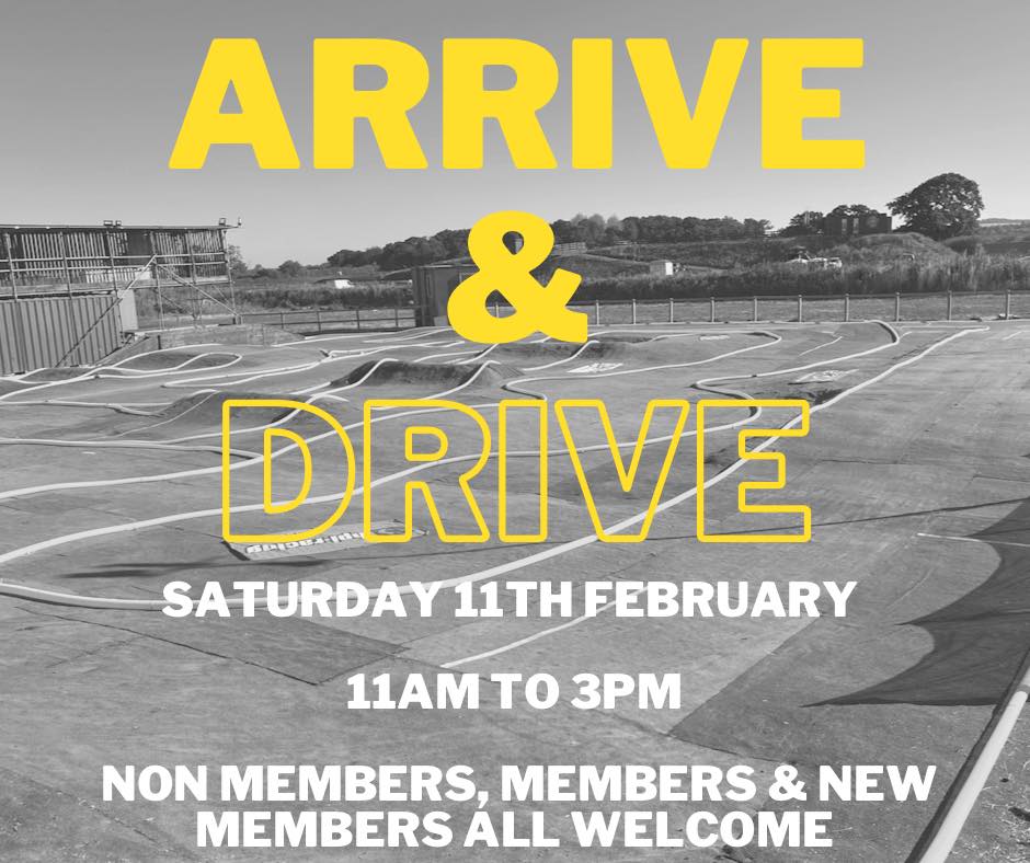 A1 - The track will be open from 11am to 3pm for an arrive and drive ...