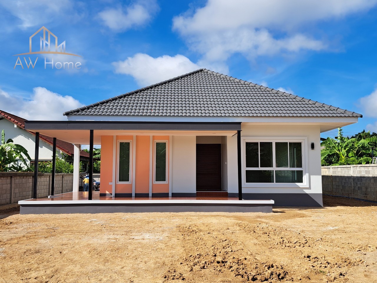 🎊🏠งานก่อสร้างบ้านพักอาศัย 1 ชั้น... - AW Home รับสร้างบ้าน | Facebook
