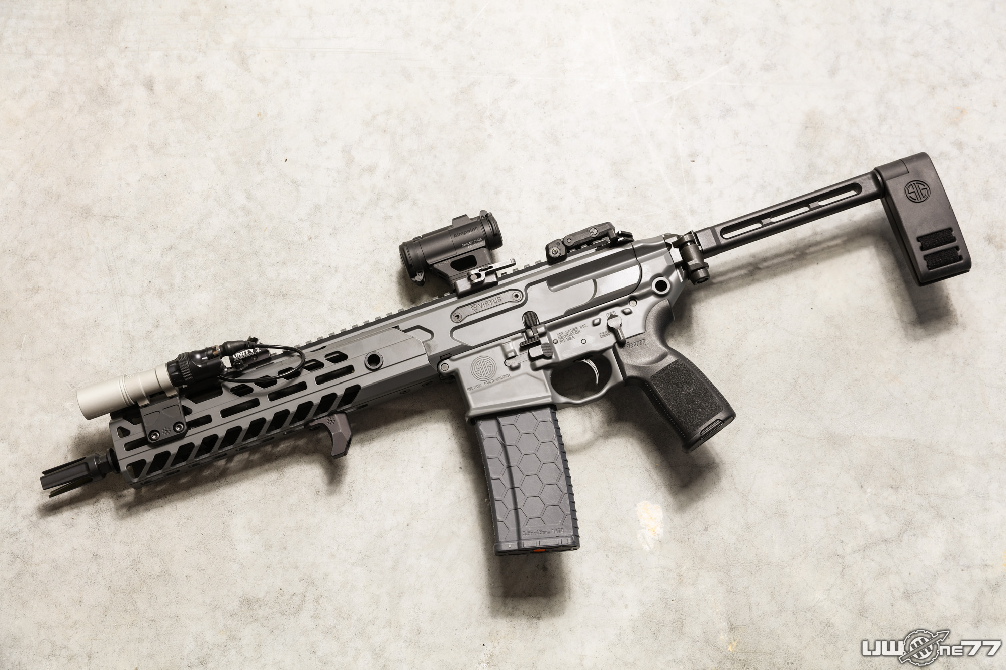 Sig MCX Virtus with our Offset MCX Mount and Handstop! Photo by
