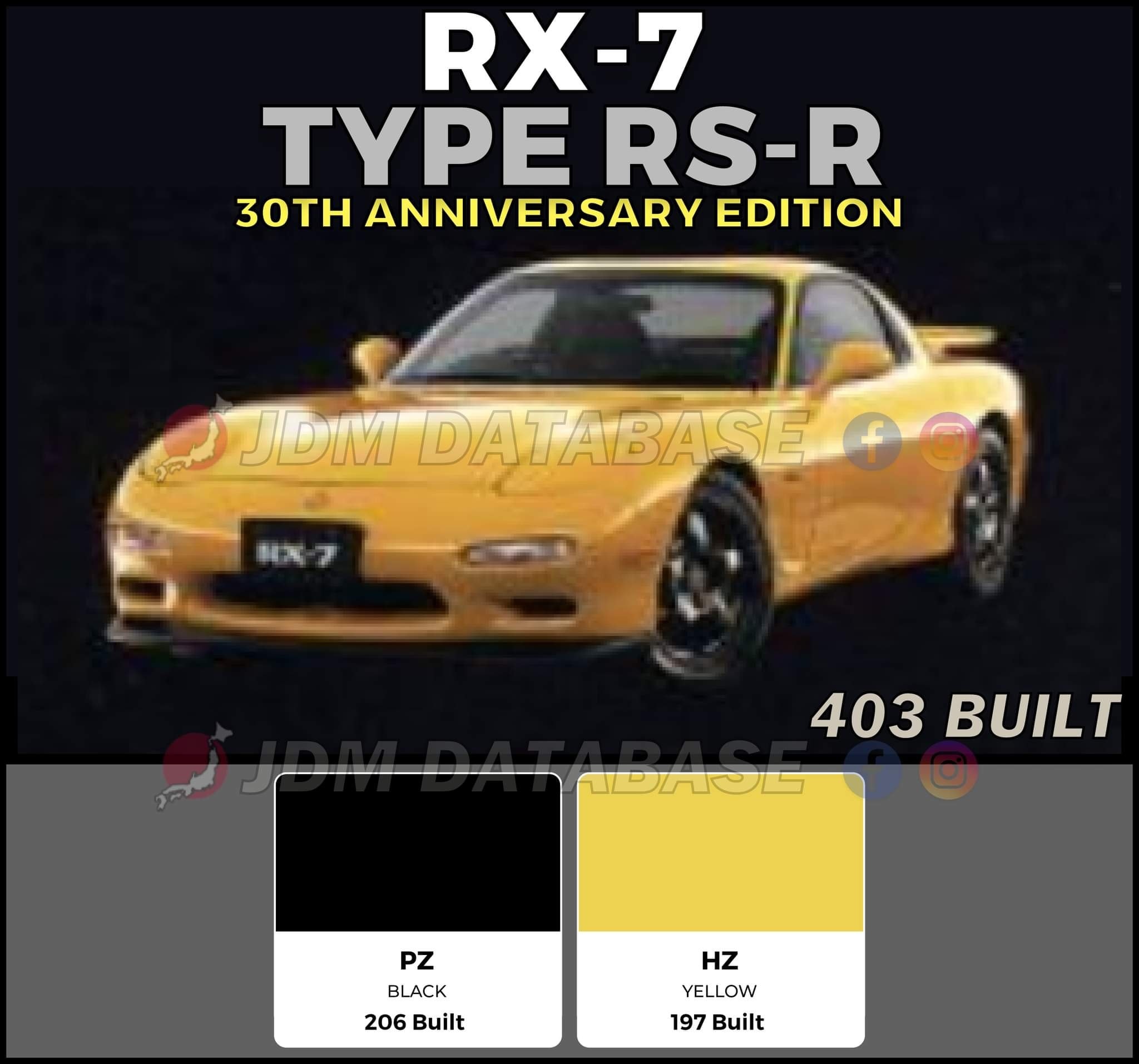 1998 Mazda RX-7 FD3S Type RS-R brochure