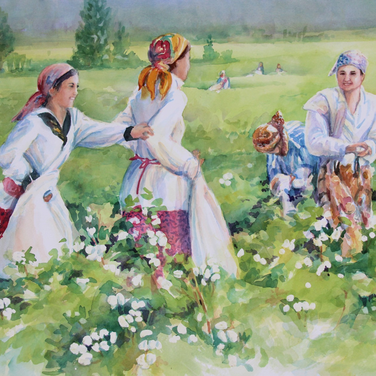 Joyce Green's watercolors... - Meridian Arts Commission
