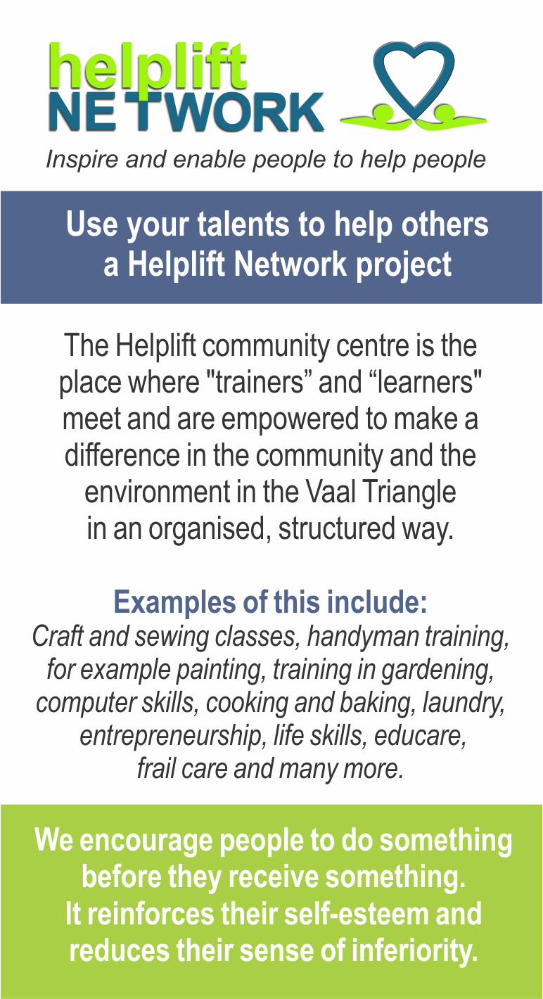 Helplift Network Vaal... - Helplift Network Vaal Triangle