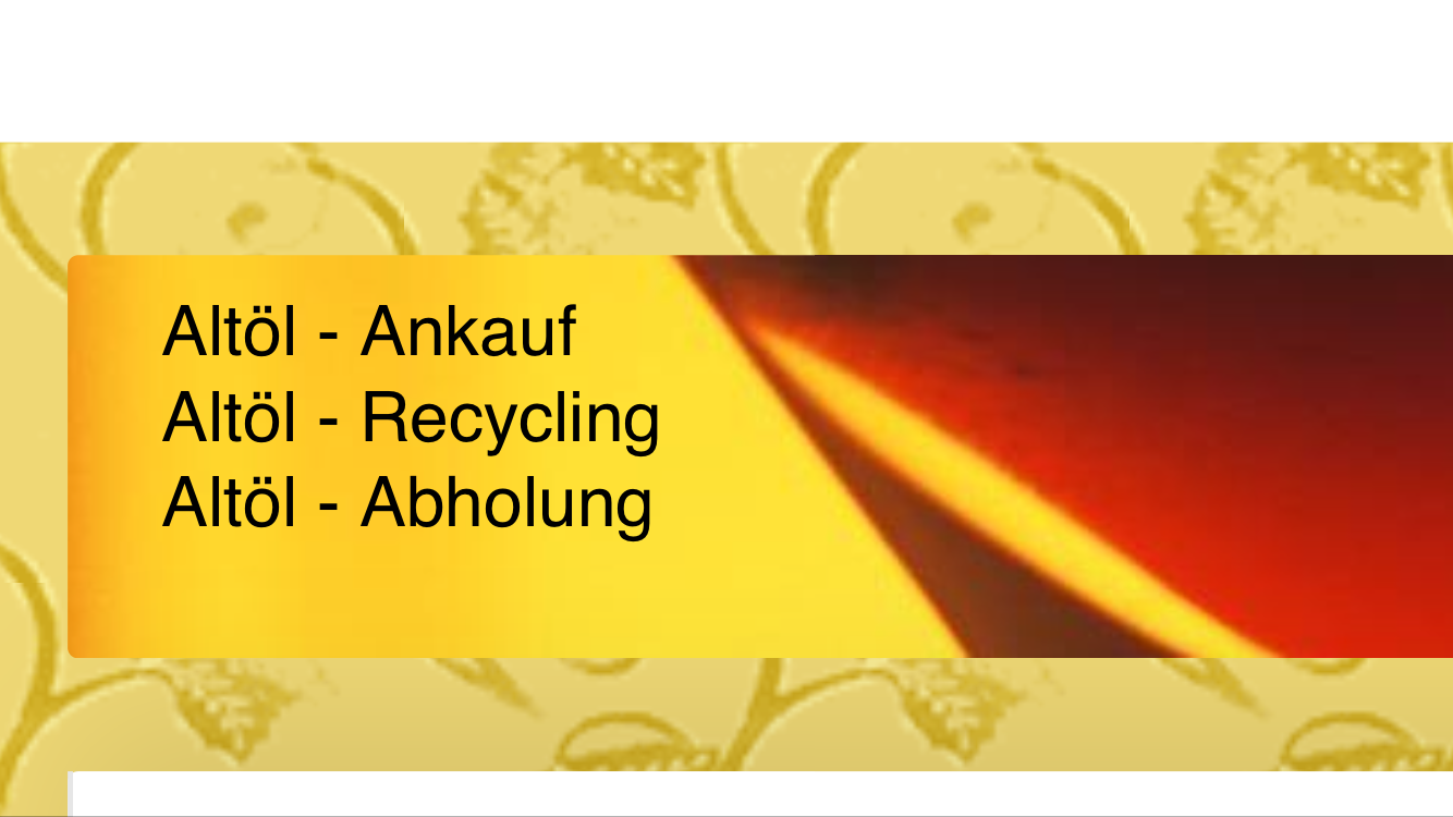 Ankauf Von Altöl