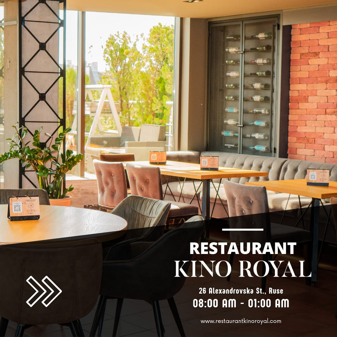 Rooftop bar & kitchen KINO ROYAL | Ruse